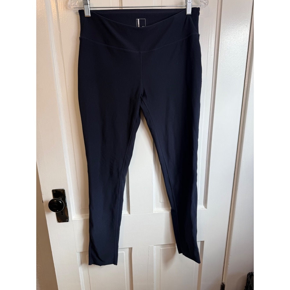 Mondetta Womens Navy Blue High Waisted Active Leggings Size Medium Yoga Gym